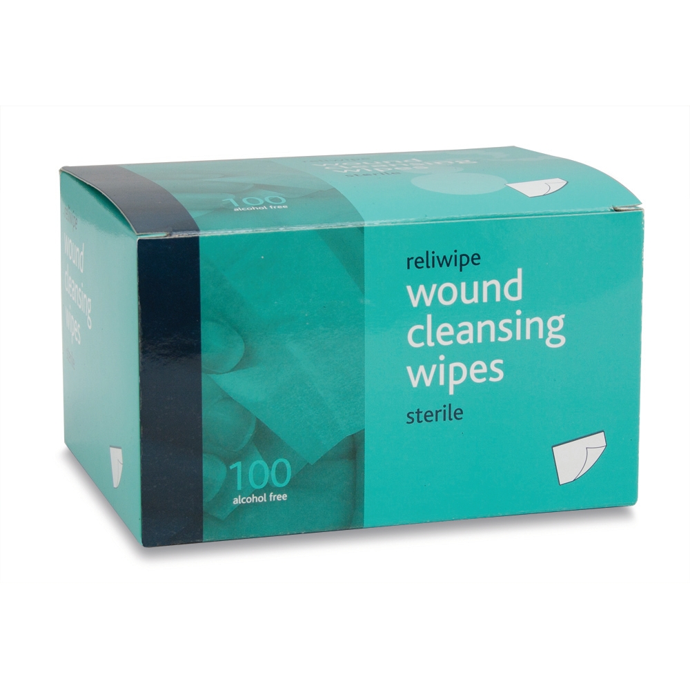 Saline Wound Cleansing Wipes 100 Pack Tiger Supplies