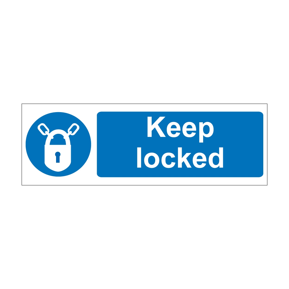 Keep locked 600mm x 200mm Tiger Supplies