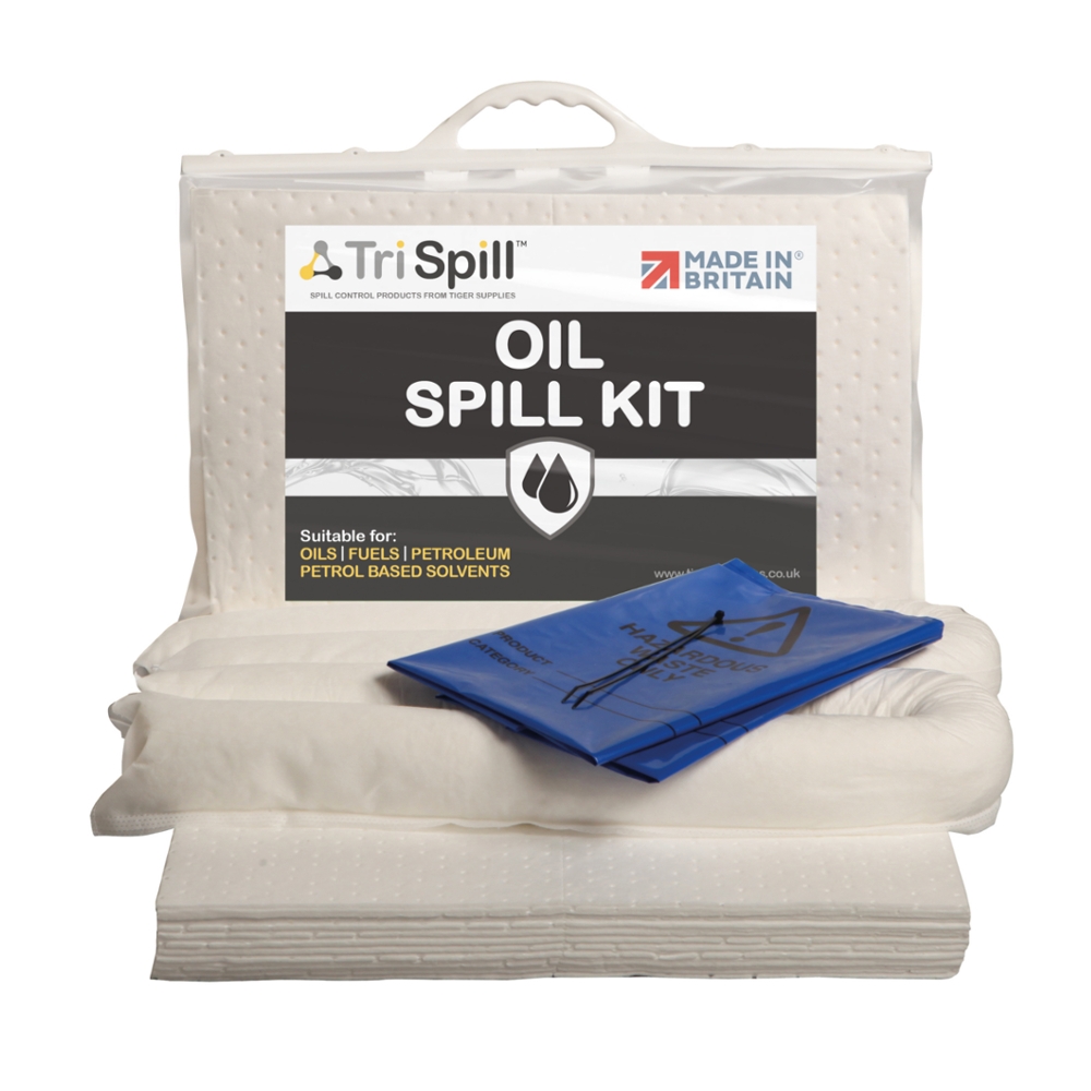Tri Spill™ Oil Spill Response Kit 30 Litre Tiger Supplies